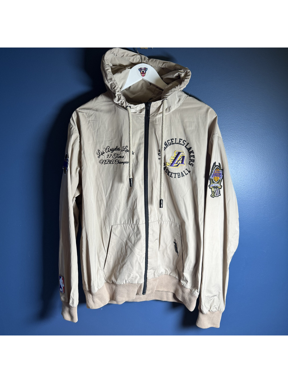 Pro Standard LA Lakers 17-Time NBA Champions Full Zip Hoodie Jacket Sz M
